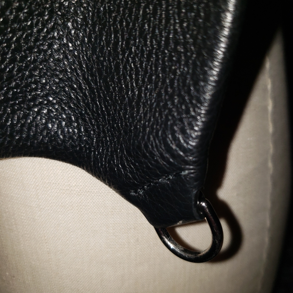 Marc Jacobs soft black lambskin leather tote w pouch lipstick red lining Tote L - Picture 10 of 13